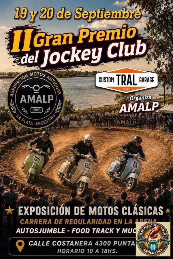Flyer de II Gran Premio del Jockey Club, por AMALP