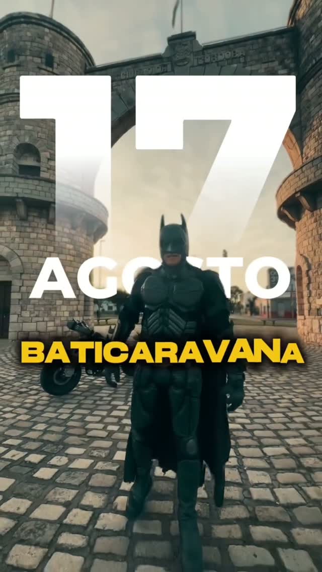 Flyer de Baticaravana Día del Niño, por The Batman Córdoba + Mototurismo Argentina