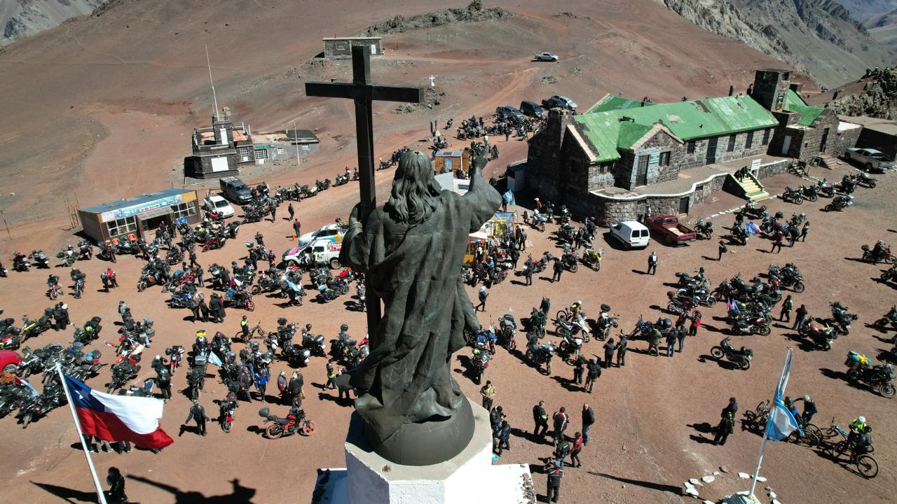 Flyer de Moto Encuentro Internacional Cristo Redentor, por Organización Cristo Redentor